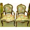 Image 1 : Pair of Tapestry Covered Chairs