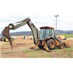 John Deere 410J Backhoe (Runs, Drives, See Video)