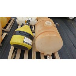 Qty 2 Plastic Tanks