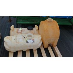 Qty 3 Plastic Tanks