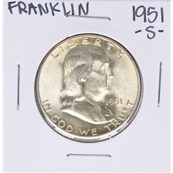 1951-S Franklin Half Dollar Coin