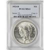 Image 1 : 1923-D $1 Peace Silver Dollar Coin PCGS MS61