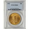 Image 1 : 1922 $20 St. Gaudens Double Eagle Gold Coin PCGS MS63