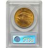 Image 2 : 1922 $20 St. Gaudens Double Eagle Gold Coin PCGS MS63