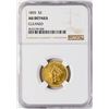 Image 1 : 1855 $3 Indian Princess Head Gold Coin NGC AU Details