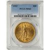 Image 1 : 1923 $20 St. Gaudens Double Eagle Gold Coin PCGS MS63