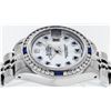Image 6 : Rolex Ladies Stainless Steel MOP Diamond & Channel Set Sapphire Datejust Wristwa