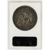 Image 2 : 1871 $1 Liberty Seated Silver Dollar Coin ANACS F12