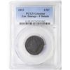 1811 Classic Head Half Cent Coin PCGS Genuine F Details