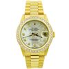 Image 1 : Rolex Ladies Datejust President 18KT Yellow Gold 31mm MOP Diamond Dial Watch