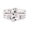 Image 2 : 14KT White Gold 1.00 ctw Diamond Ring