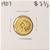Image 1 : 1907 $2 1/2 Liberty Head Quarter Eagle Gold Coin