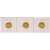 Image 2 : Lot of 1911-1913 $2 1/2 Indian Head Quarter Eagle Gold Coins