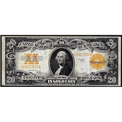1922 $20 Gold Certificate Note