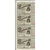 Image 1 : Uncut Sheet of (4) State of Louisiana Baby Bond Obsolete Notes