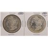 Image 1 : Lot of 1880 & 1881-S $1 Morgan Silver Dollar Coins