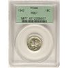 Image 1 : 1942 Proof Mercury Dime Coin PCGS PR67 Old Green Holder