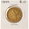 Image 1 : 1899 $10 Liberty Head Eagle Gold Coin