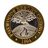 Image 2 : .999 Fine Silver Foxwoods Resort Casino Maine $10 Limited Edition Gaming Token