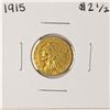Image 1 : 1915 $2 1/2 Indian Head Quarter Eagle Gold Coin