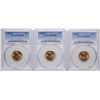 Image 1 : Lot of (3) 1958-D Lincoln Wheat Cent Coins PCGS MS66RD