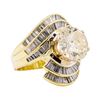 Image 1 : 7.51 ctw Diamond Ring - 18KT Yellow Gold