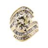 Image 2 : 7.51 ctw Diamond Ring - 18KT Yellow Gold