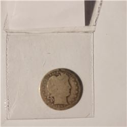 1892-S Barber Quarter
