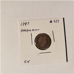 1897 Barber Dime
