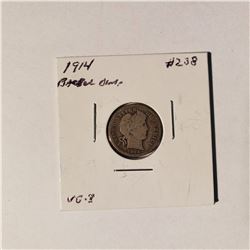 1914 Barber Dime