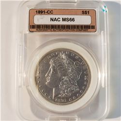1891 CC Morgan Dollar
