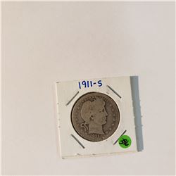 1911 S Barber Quarter
