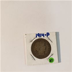 1914 Barber Quarter