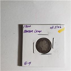 1900 Barber Dime