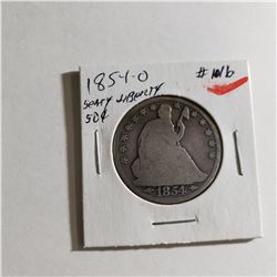 1854-O Seated Liberty Half Dollar