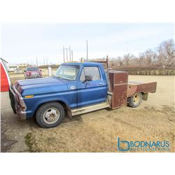 1979 F350 400 V8 4spd transmission, welding deck, tool boxes, fuel, slip tank