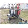 Image 1 : Hobart Gas Welder on Trailer c/w Cables & Tank Holder (Onan Motor)