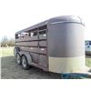 Image 4 : 1993 Goertzen 16ft Stock Trailer (Tandem Axle) S#2G9TC1628P0006027