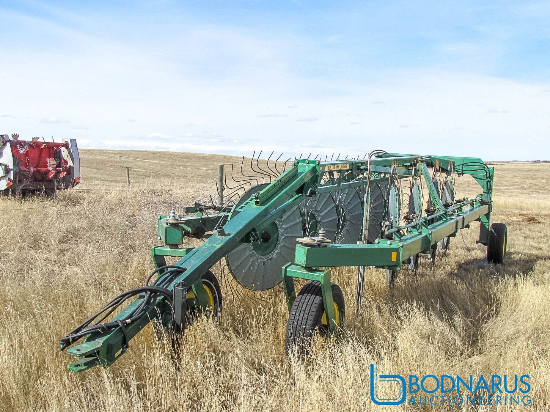 2005 22ft Bale King V Rake 10 Wheel