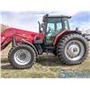 Image 4 : 1997 Massey Ferguson 8120 MFWD 3PTH w/Massey Ferguson 1048 Loader w/Pallet Fork, Bale Fork