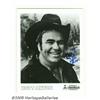 Image 1 : Hoyt Axton Signed Photograph. An 8" x 10" black a
