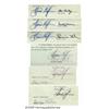 Image 2 : Set of Eagles Signed Contracts. With five number 