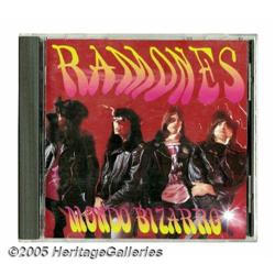 Ramones Autographed CD. A new record deal, the re