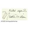 Image 2 : Meredith Wilson Signed Music Quote. Active in mus
