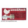 Image 4 : Framed Unused Woodstock Ticket. A pristine, unuse
