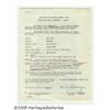 Image 1 : Fred Allen Signed Contract. A single engagement a