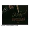 Image 2 : Unforgiven Poster autographed by Clint Eastwood (