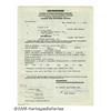 Image 1 : Lillian Gish Signed Contract. A two-page AFTRA ag