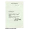 Image 1 : Gregory Peck Signed Letter. A one-page typed lett