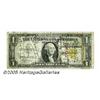 Image 1 : George Raft Signed $1 Bill. A $1 bill dated 1935,